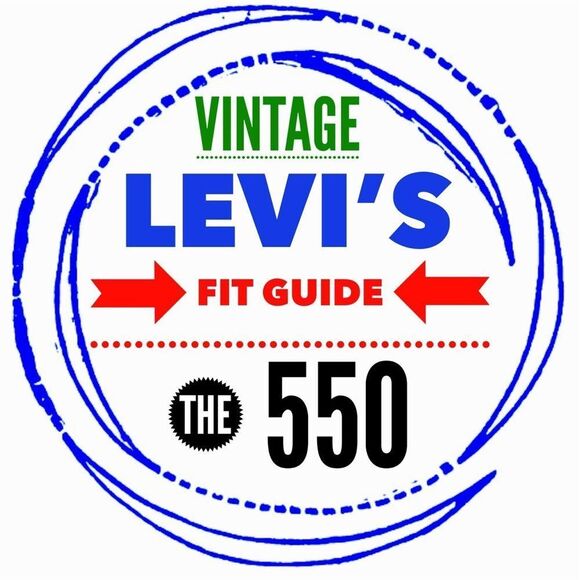 Vintage Levi’s Fit Guide - The 550 (DO NOT BUY!) - Picture 1 of 6
